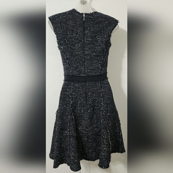 Rebecca taylor Fringe trimmed mini dress size 0 - Picture 4 of 8